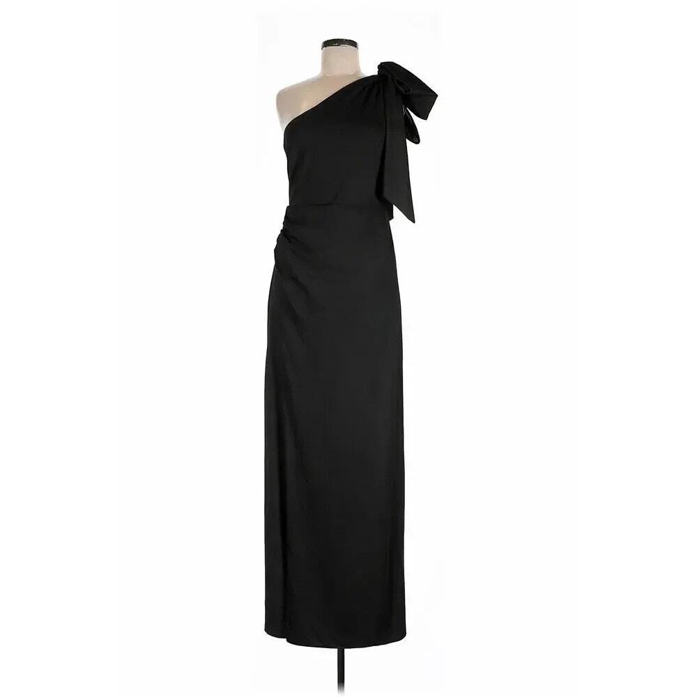 Show Me Your Mumu Bliss Bow Dress in Black Stretch XXL - Picture 3 of 6